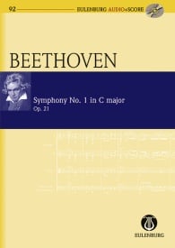 Beethoven: Symphony No. 1 in C major Opus 21 (Study Score + CD) published by Eulenburg